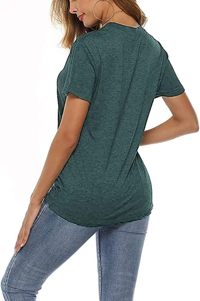 Adventure Awaits T-Shirt Women Outdoor Graphic Tee Shirt Nature Hiking Camping Tee Shirts Travel Shirt