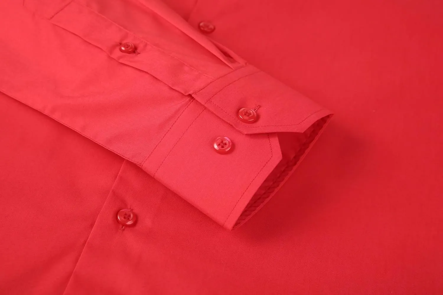 Alex Vando Mens Dress Shirt Easy Care Slim Fit Long Sleeve Cotton Stretch Button Down Shirt