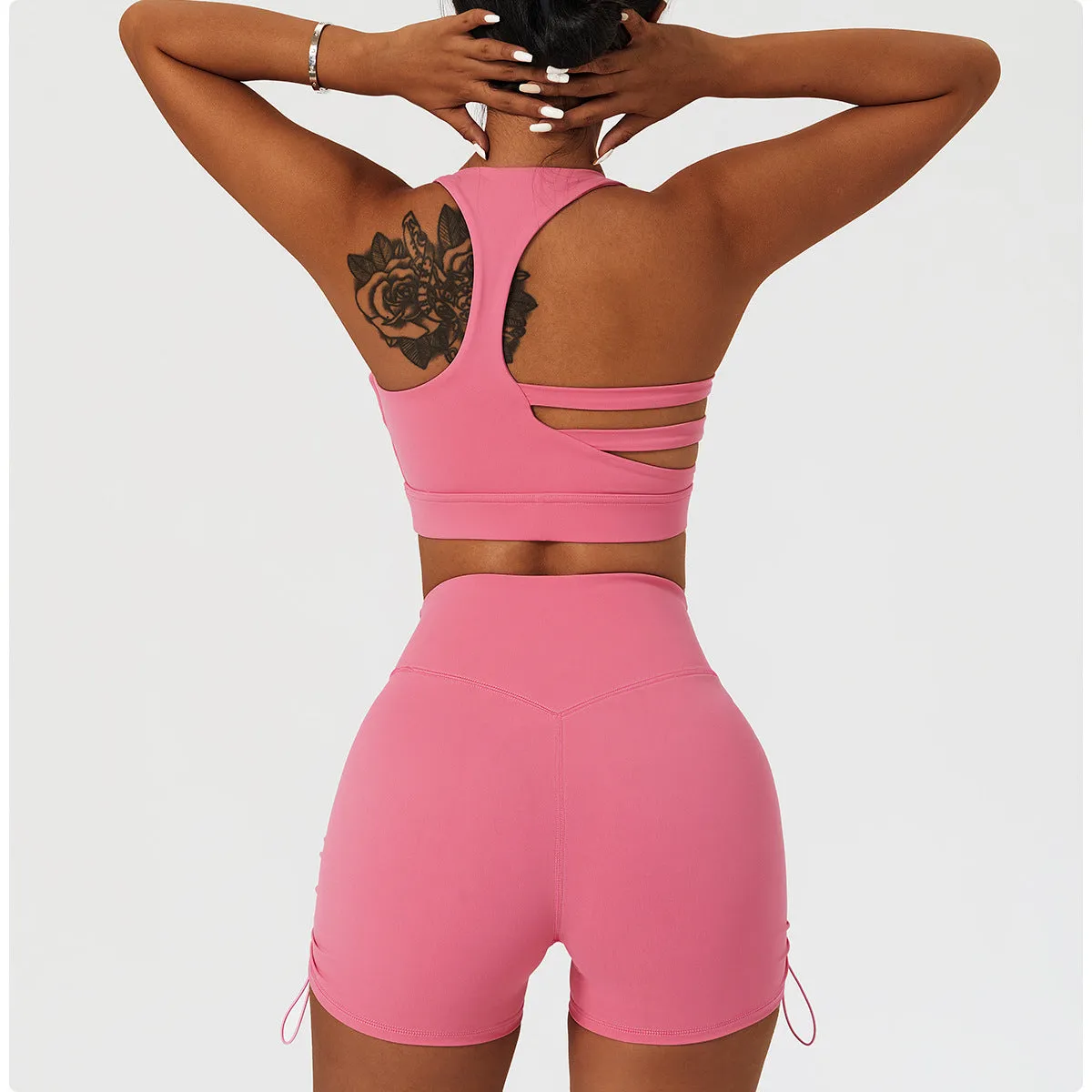 Asymmetric Cut Out Yoga Tank Top