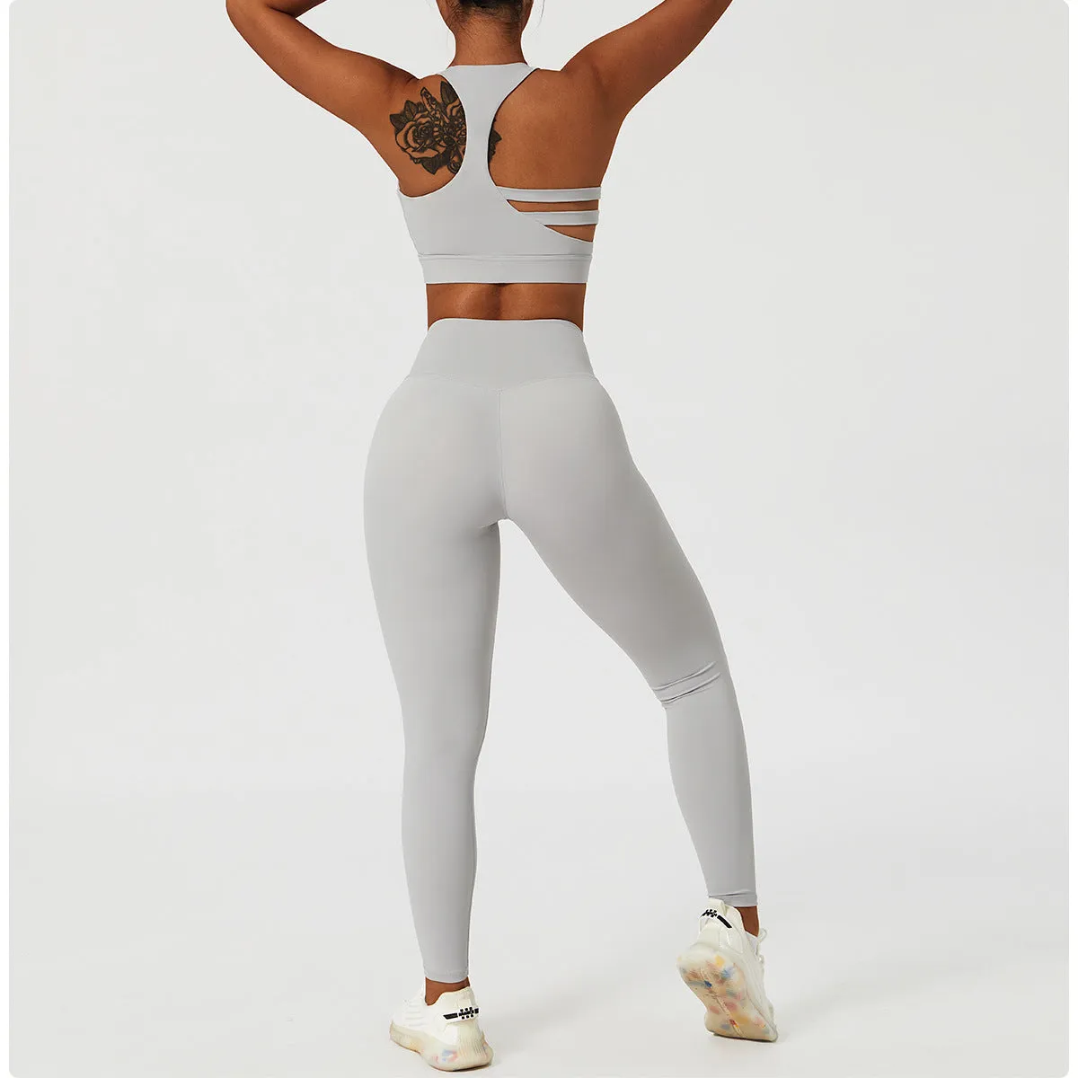 Asymmetric Cut Out Yoga Tank Top