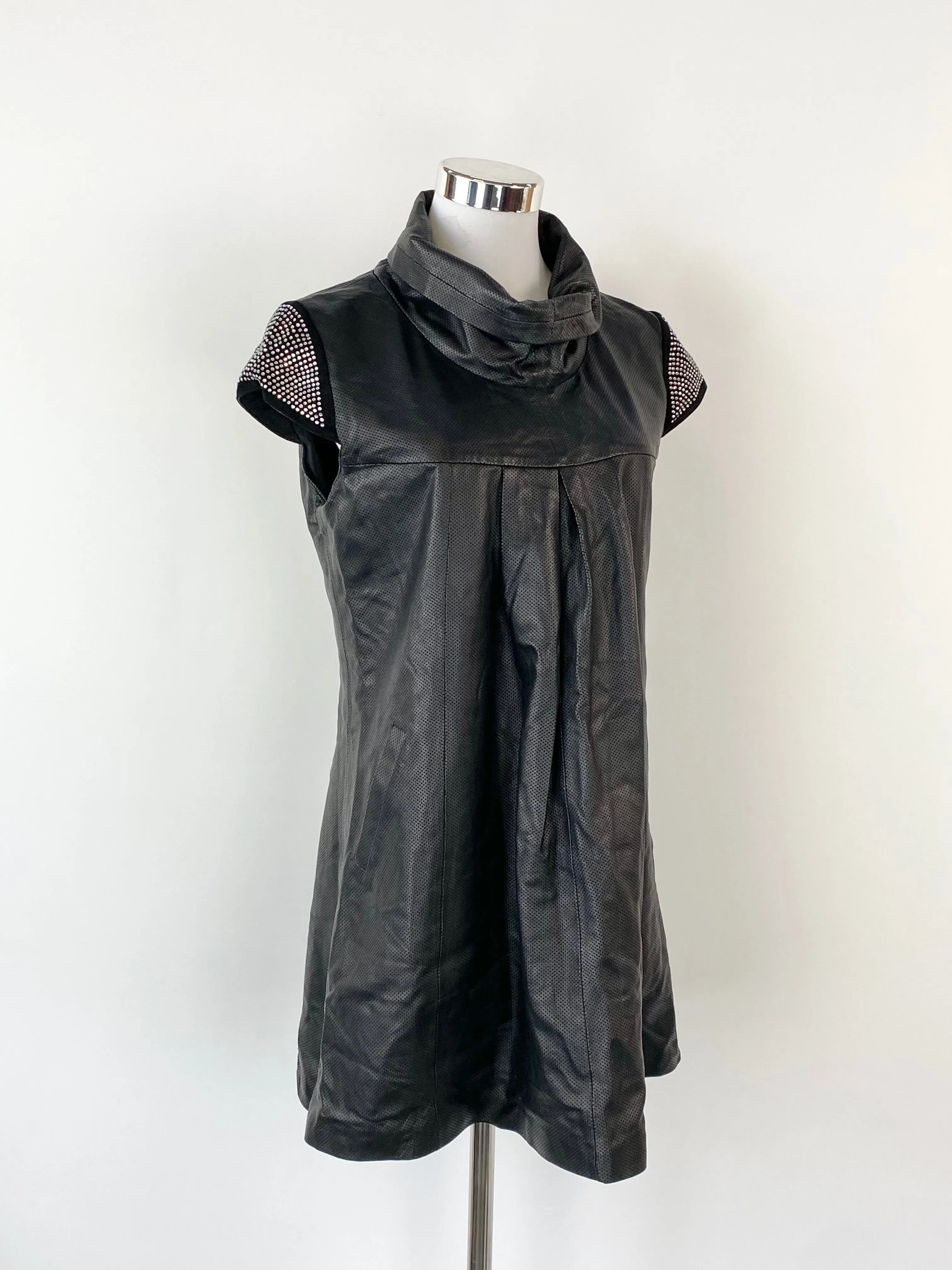 Balla Black Lazer Fut Midi Dress - AU10