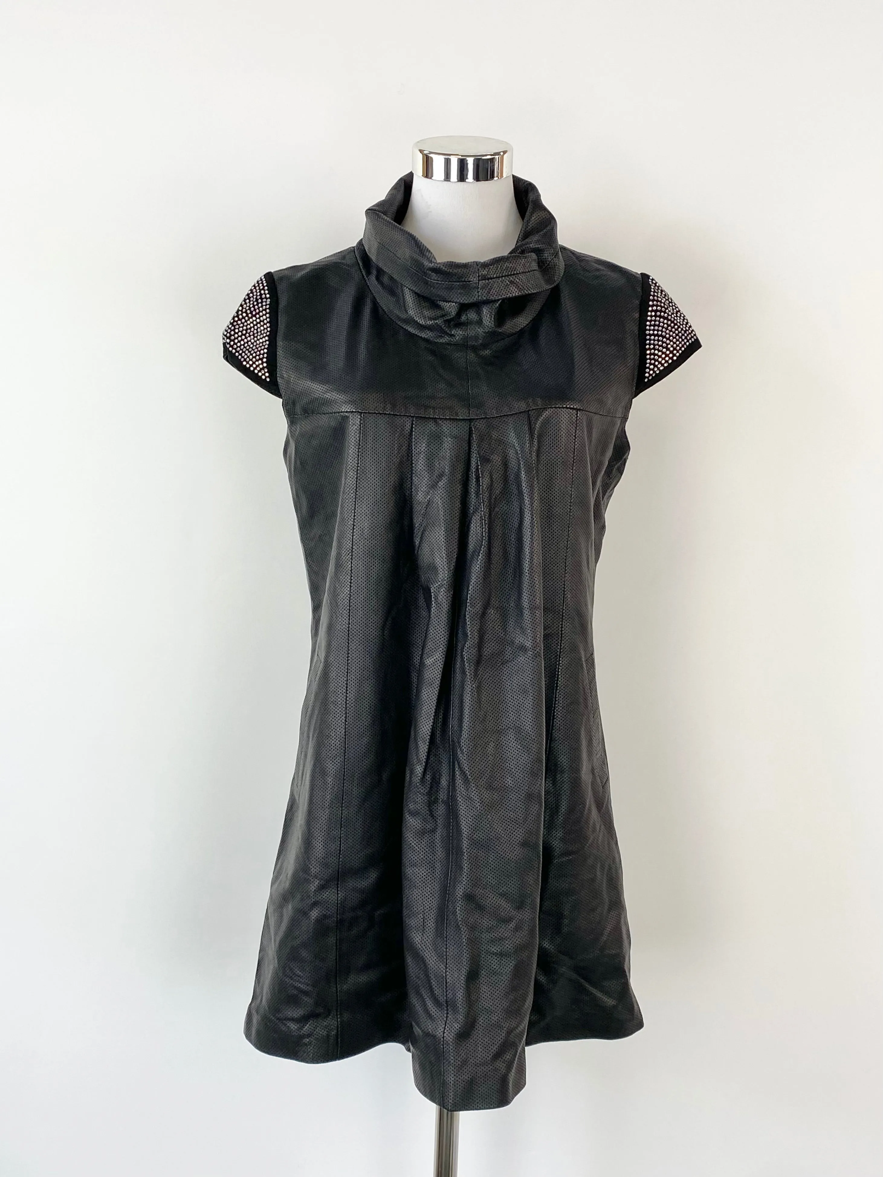 Balla Black Lazer Fut Midi Dress - AU10