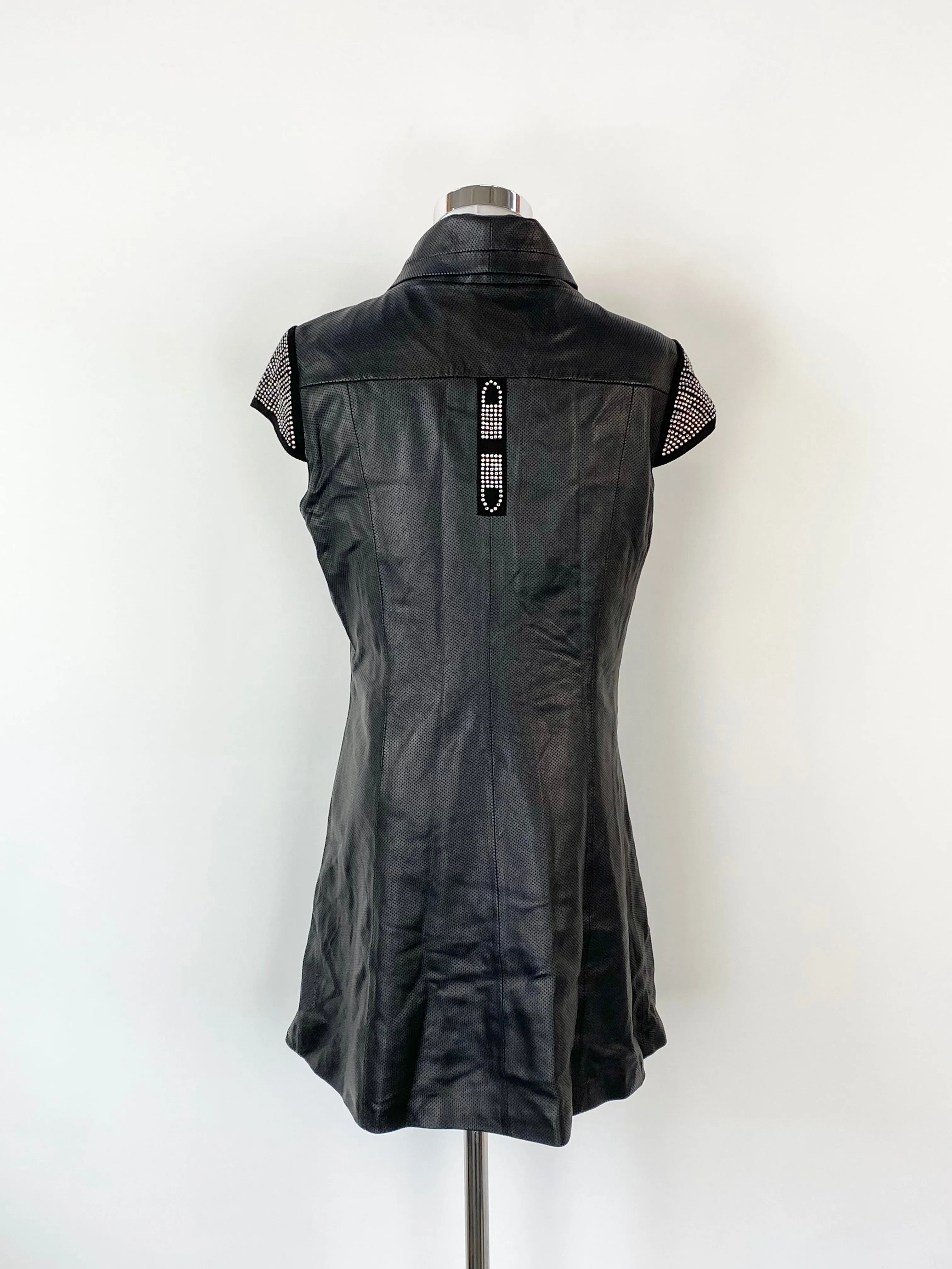 Balla Black Lazer Fut Midi Dress - AU10