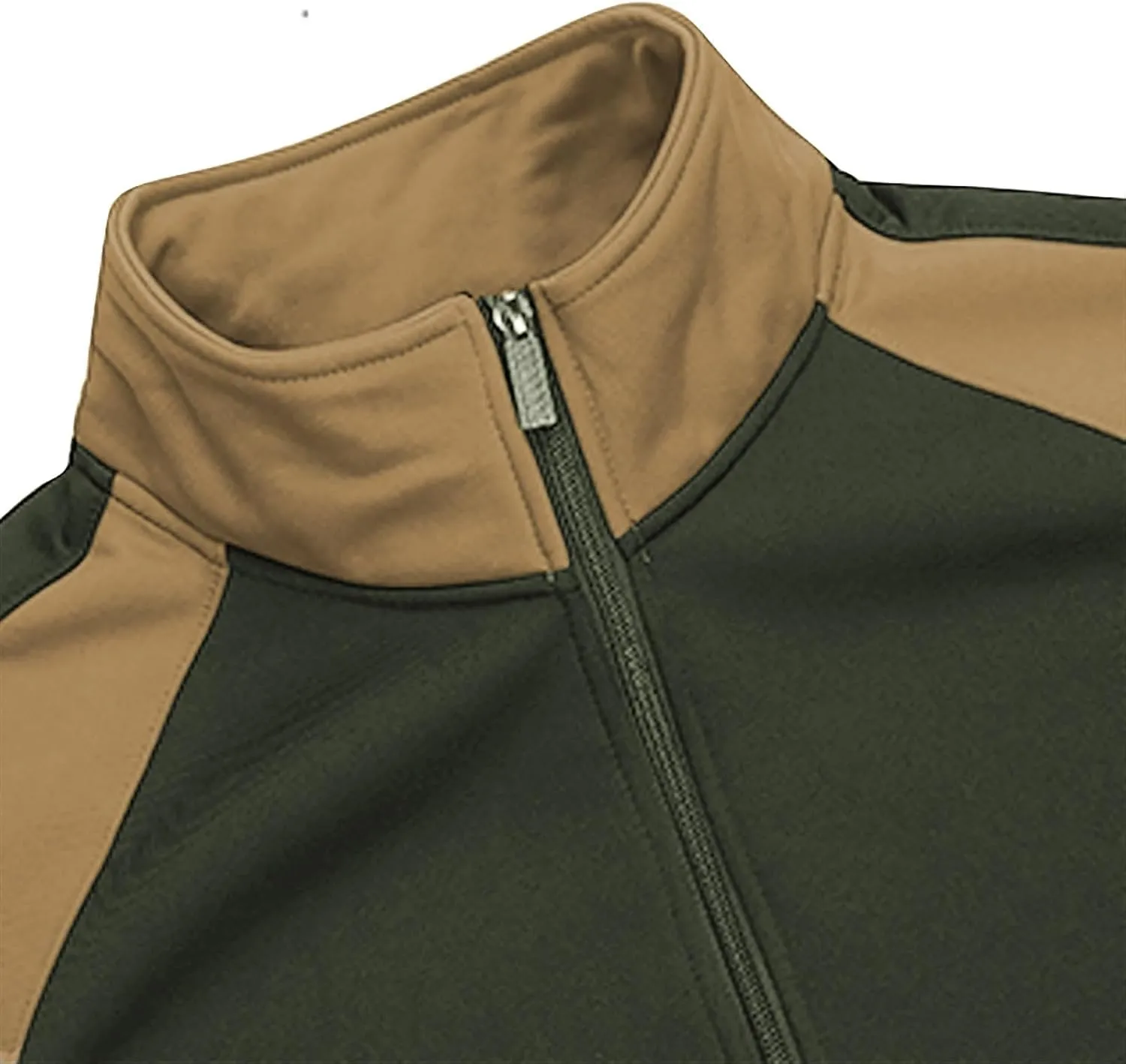 Bomber Jackets for Men Full Zip Lightweight Color Block Varsity Jacket Coat Winter Warm Lapel Outerwear with Pockets
