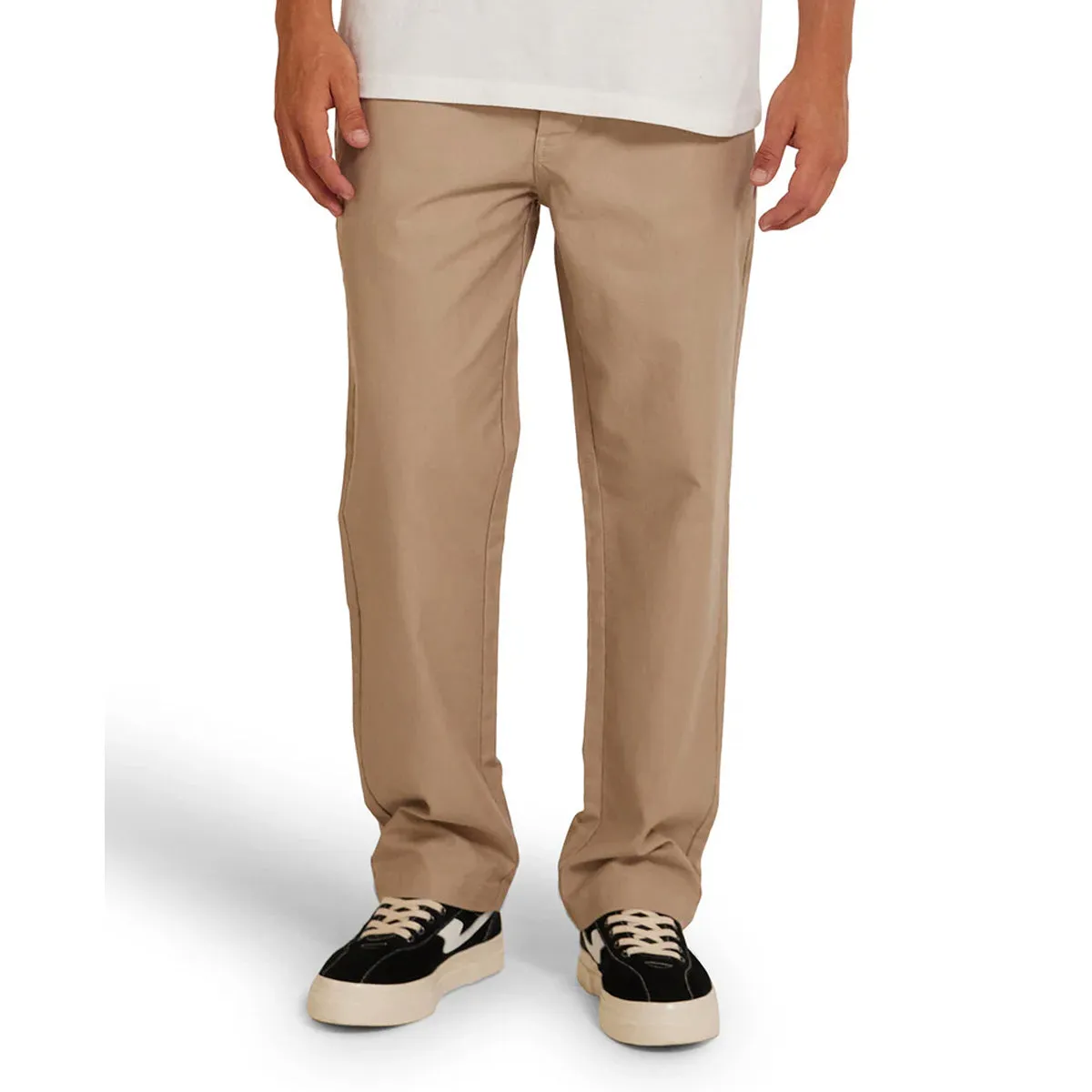 Deus Ex Machina - Pantaloni Hank Whipcord Khaki - DMF244698 - KHAKI