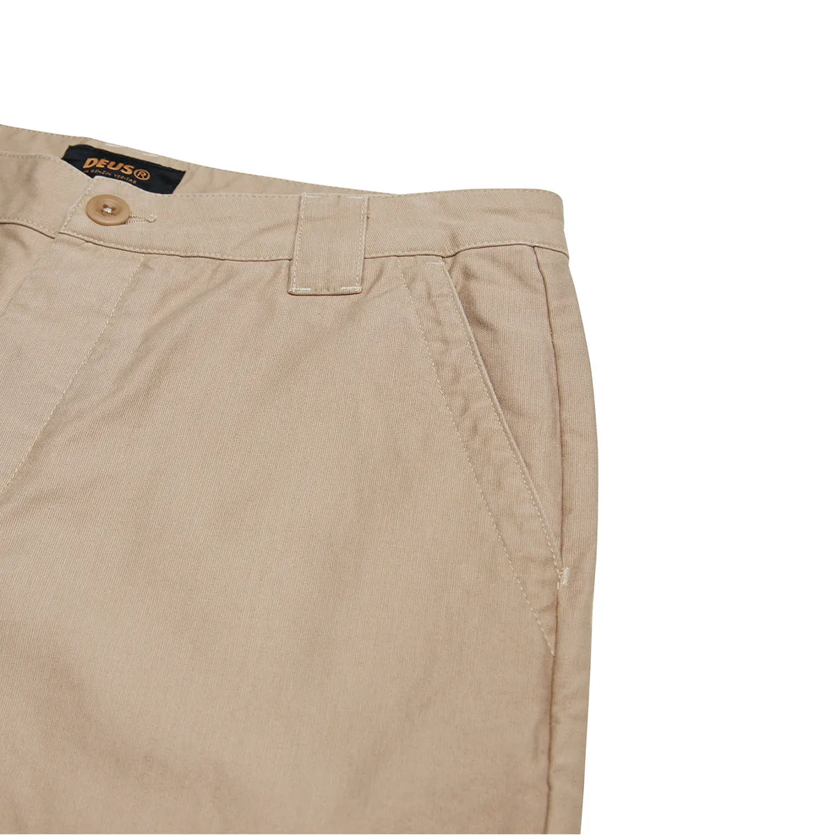 Deus Ex Machina - Pantaloni Hank Whipcord Khaki - DMF244698 - KHAKI