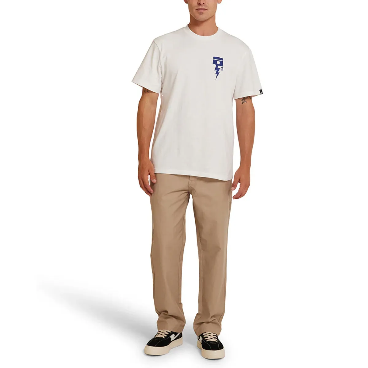 Deus Ex Machina - Pantaloni Hank Whipcord Khaki - DMF244698 - KHAKI