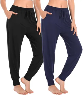 Envlon Womens Yoga Sweatpants Loose Lightweight Workout Joggers Pants Drawstring Comfy Casual Lounge Pants with Pockets