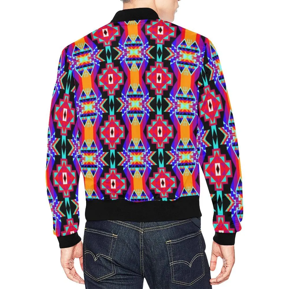 Fancy Bustle Bomber Jacket for Men