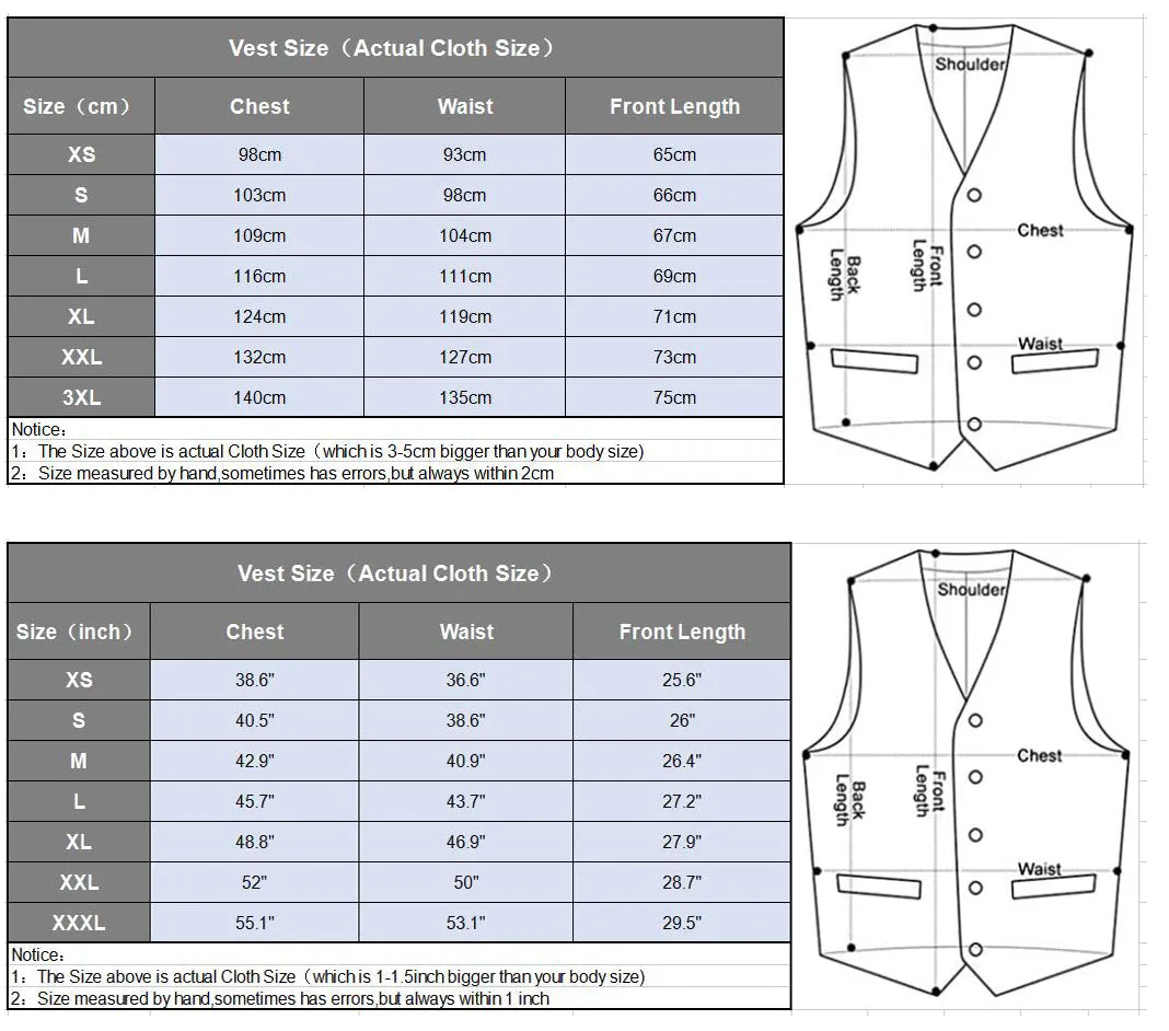 Fashion Men's Suit Vest Regular Fit Patterned U Neck Waistcoat