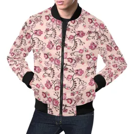 Floral Amour Bomber Jacket for Men