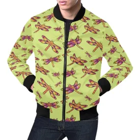 Gathering Lime Bomber Jacket for Men