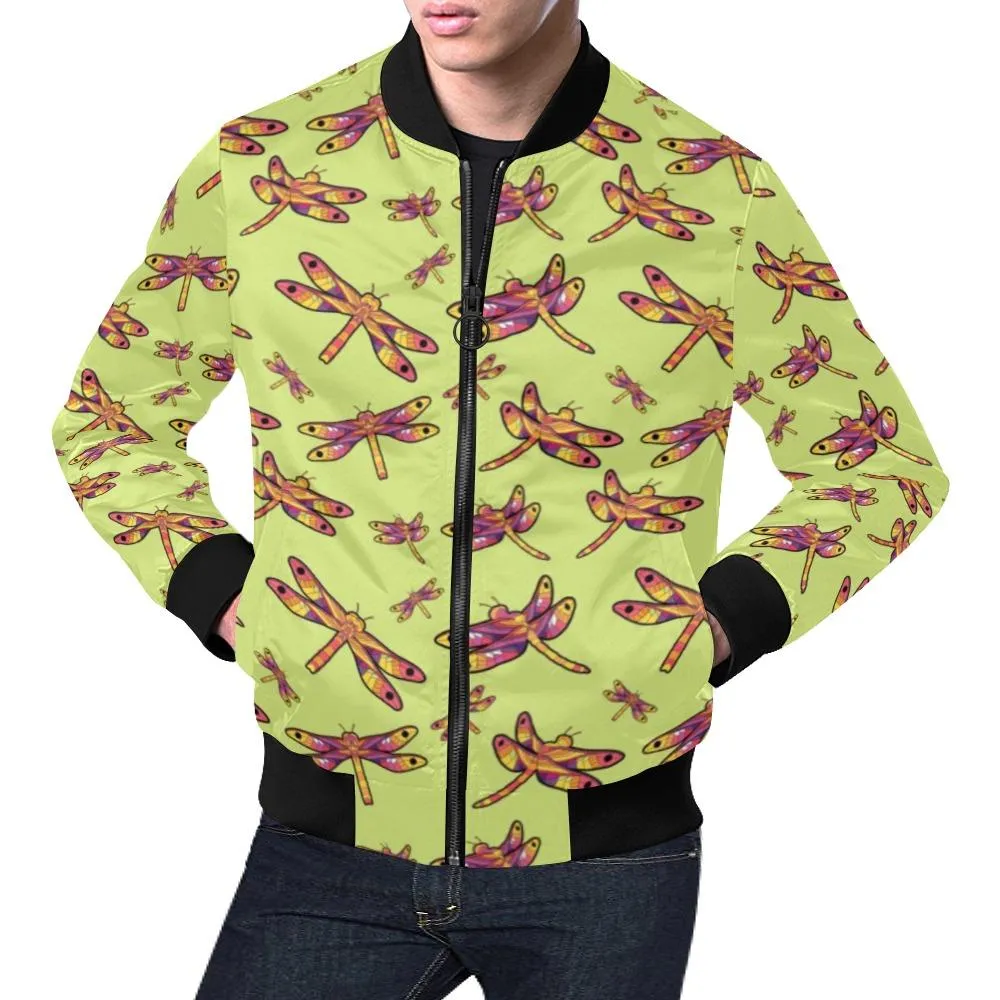 Gathering Lime Bomber Jacket for Men
