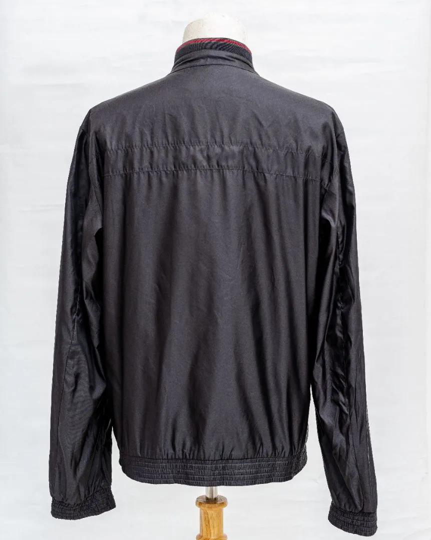 Gucci black zip up windbreaker