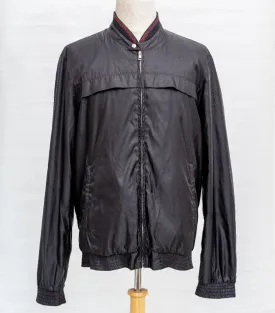 Gucci black zip up windbreaker