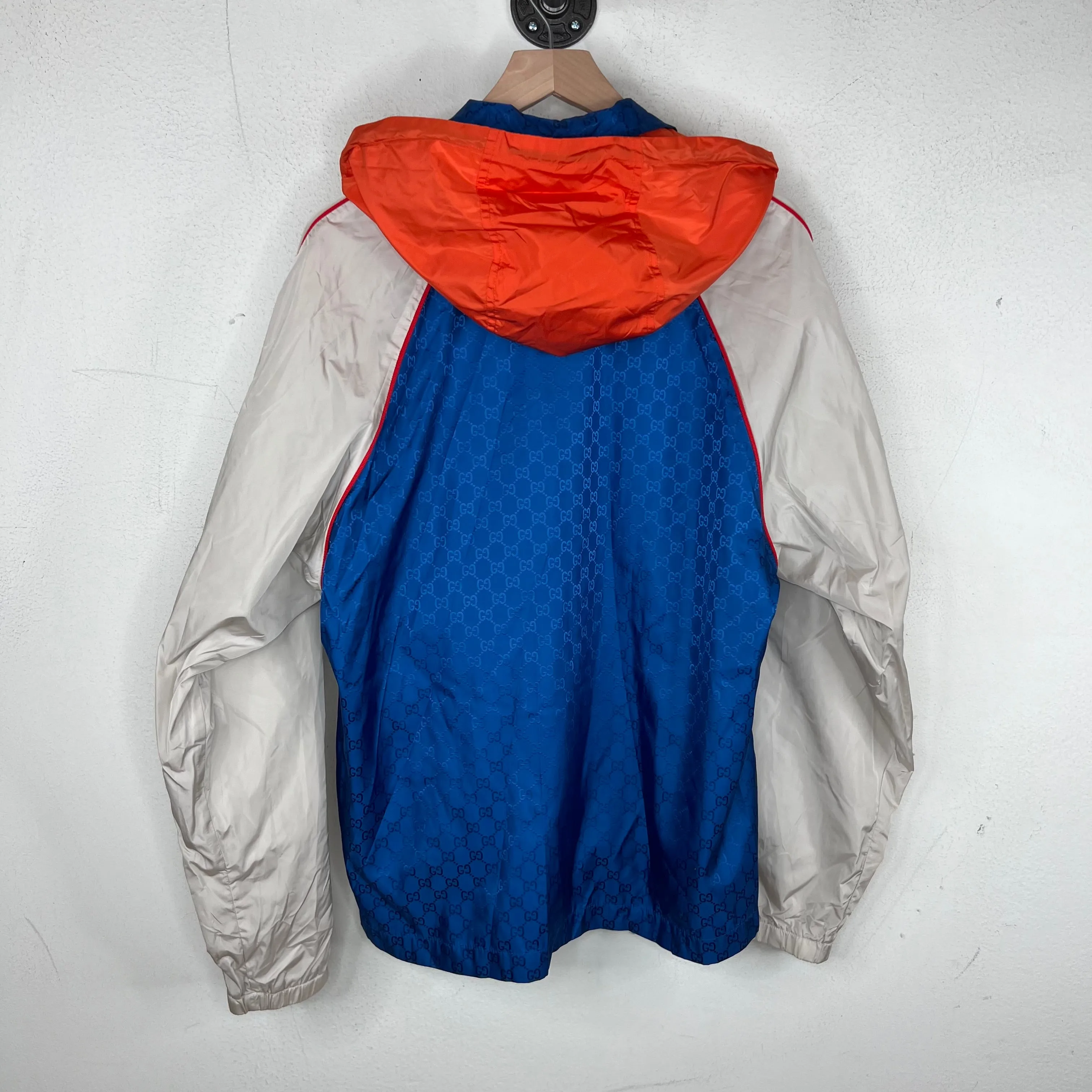 Gucci Blue Monogram Windbreaker