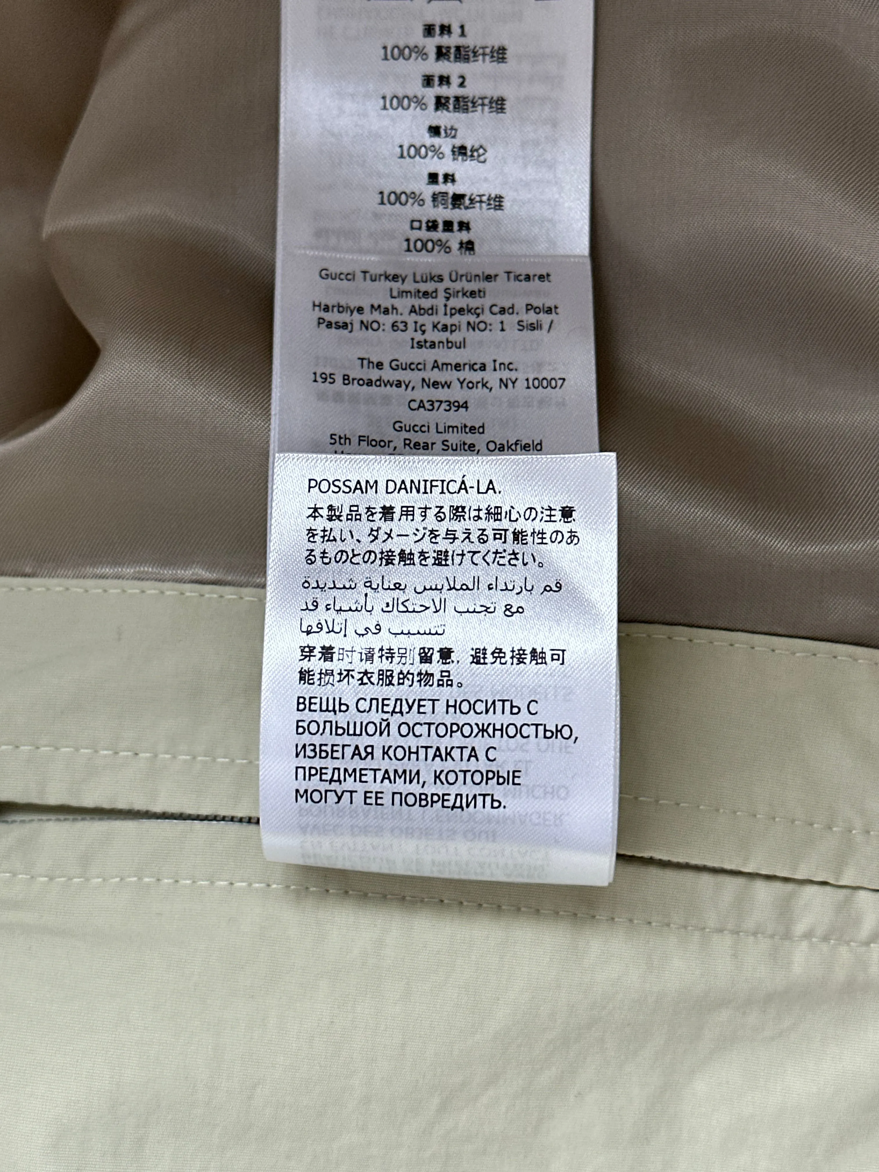 Gucci Navy & White GG Monogram Windbreaker