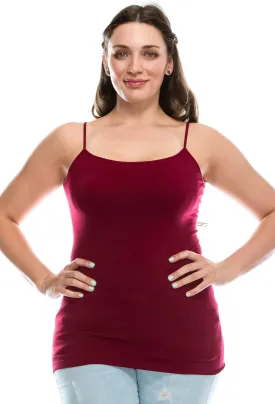 Kurve Plus Size The Excellent Camisole (1XL-3XL) -Made in USA-