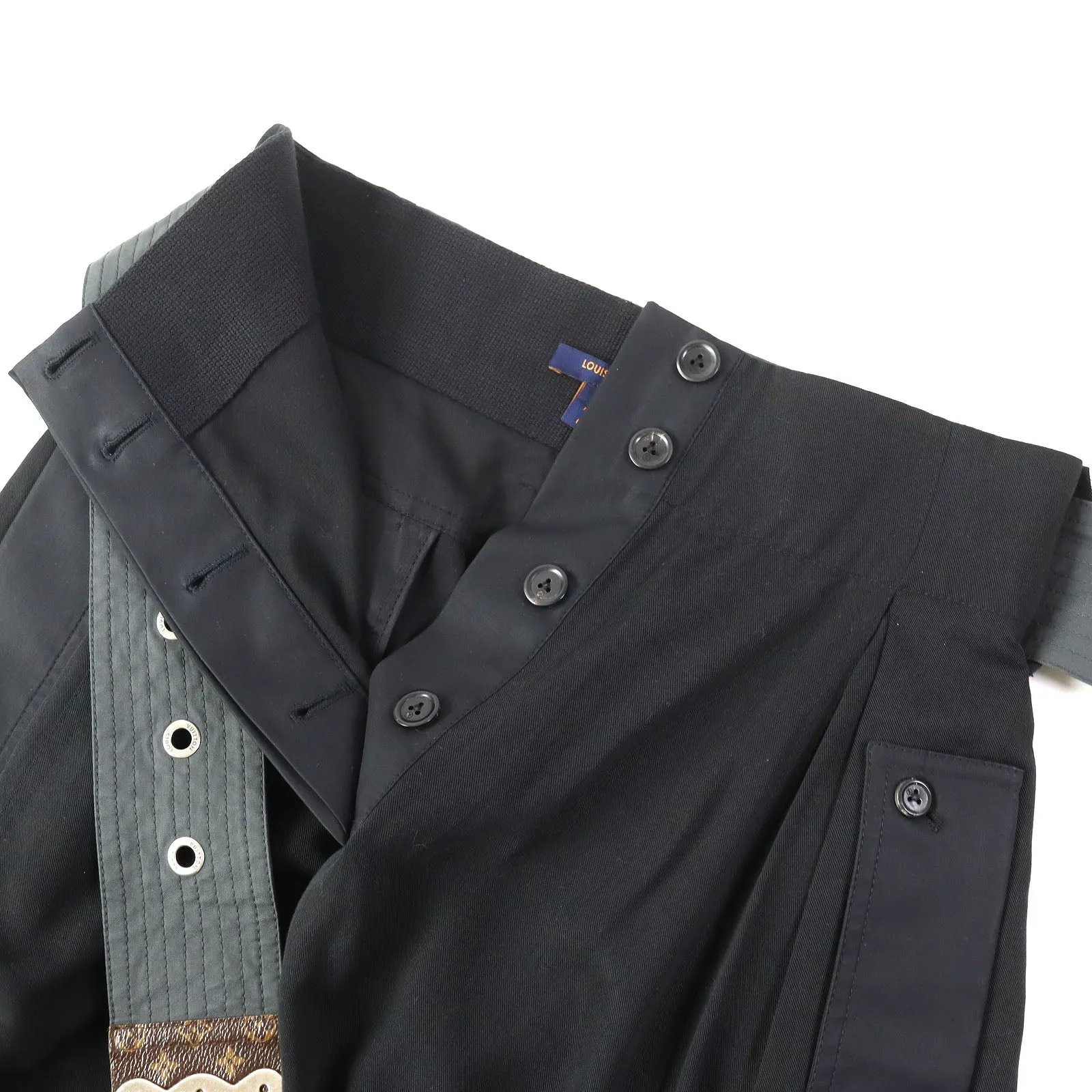 LOUIS VUITTON cargo pants Lyocell Black type 36