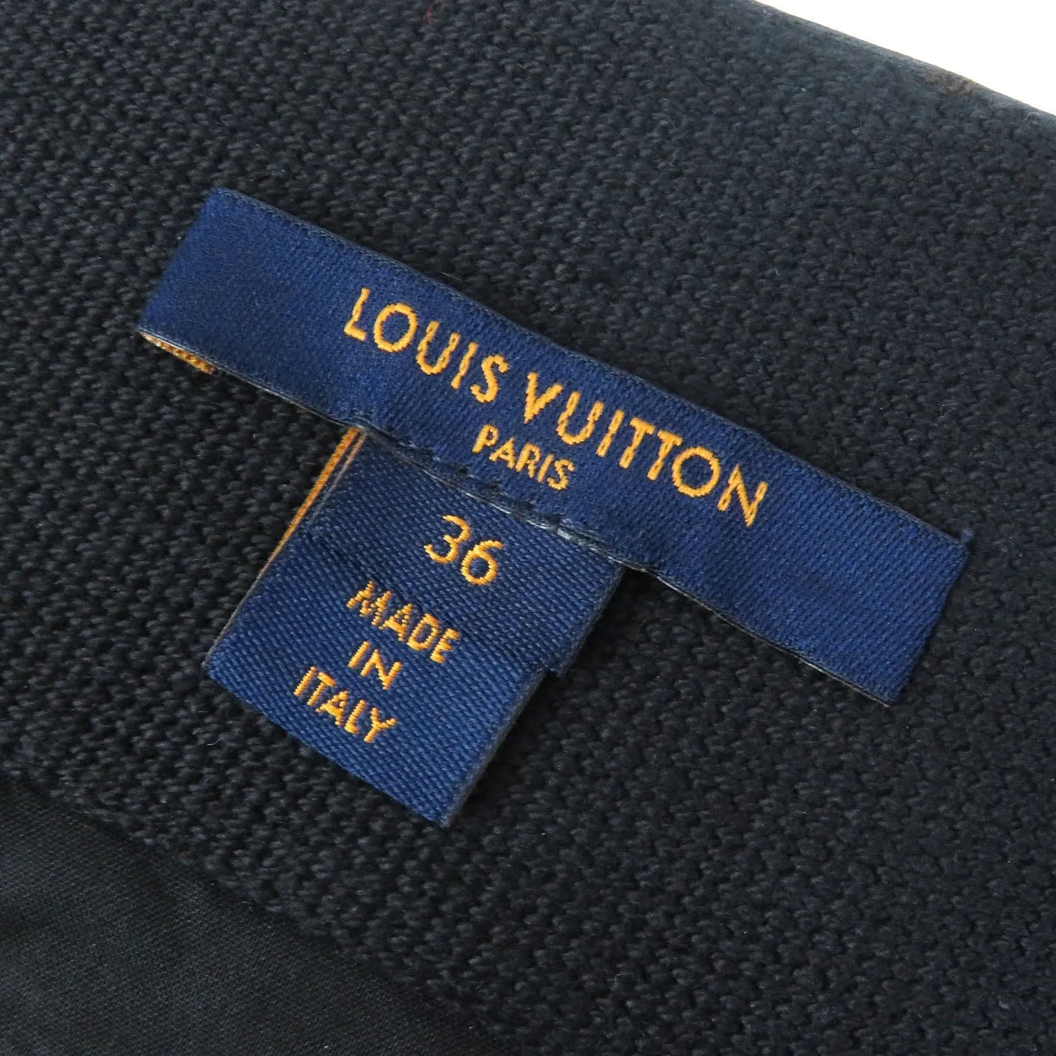 LOUIS VUITTON cargo pants Lyocell Black type 36