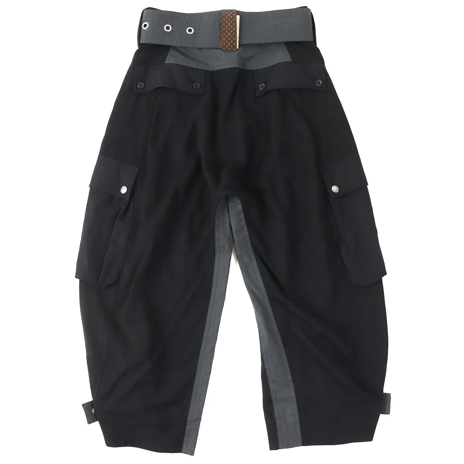 LOUIS VUITTON cargo pants Lyocell Black type 36