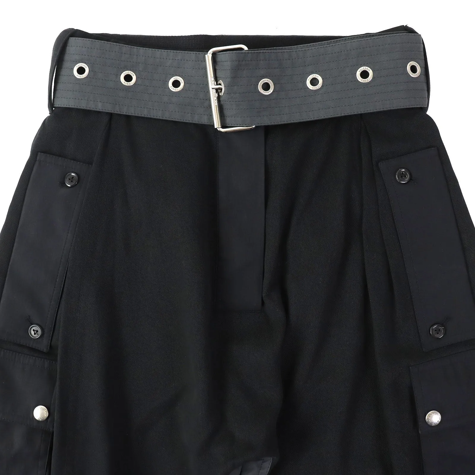 LOUIS VUITTON cargo pants Lyocell Black type 36