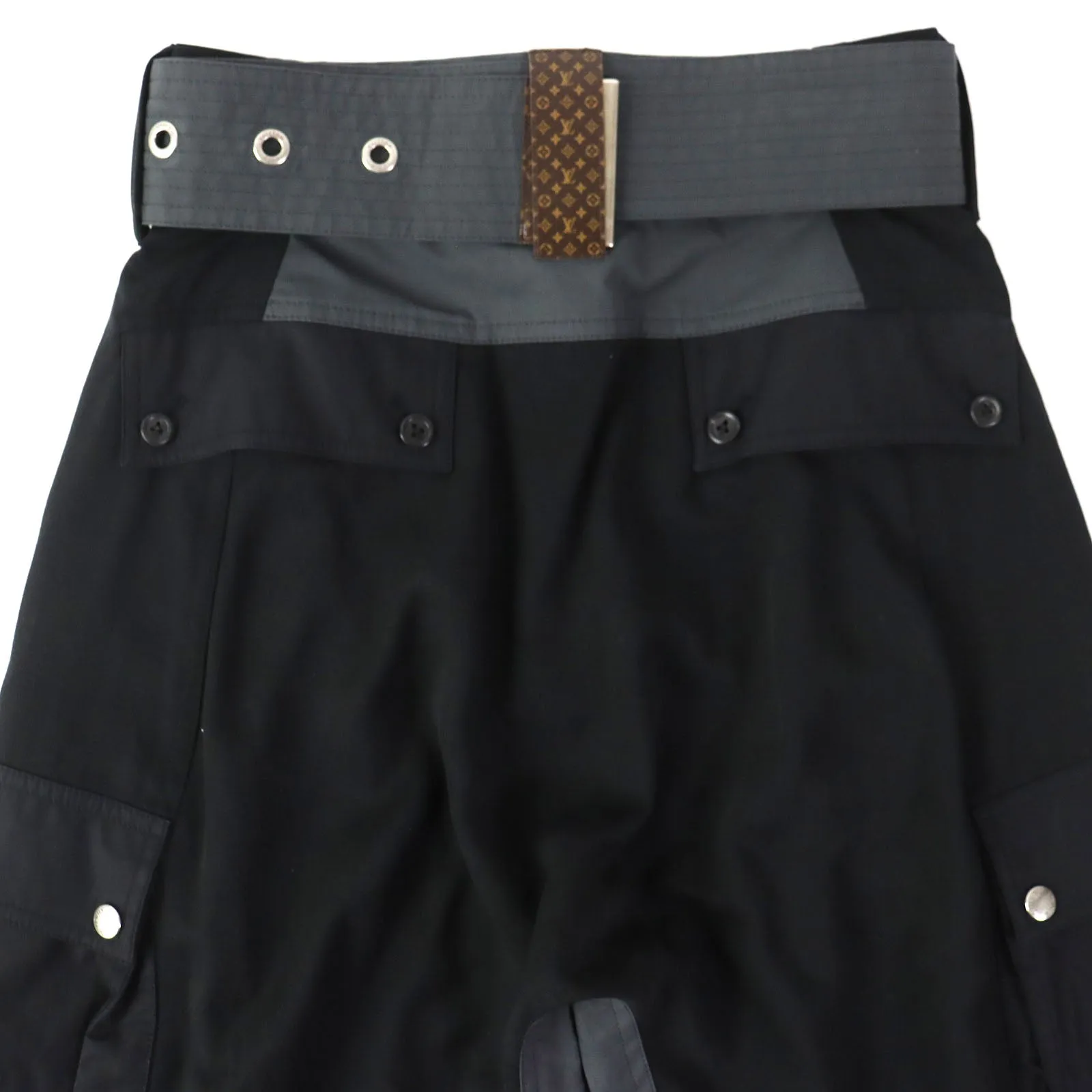 LOUIS VUITTON cargo pants Lyocell Black type 36