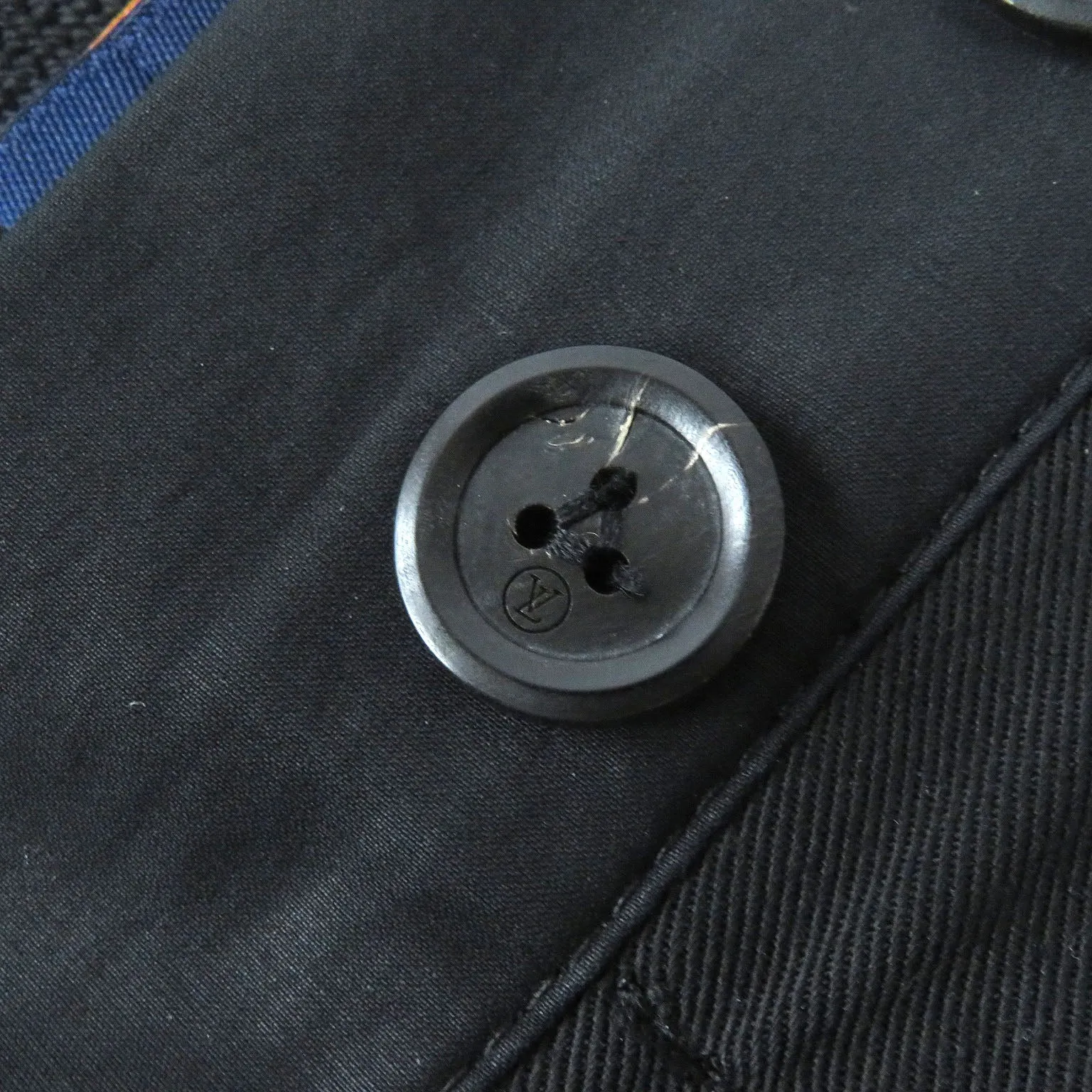 LOUIS VUITTON cargo pants Lyocell Black type 36