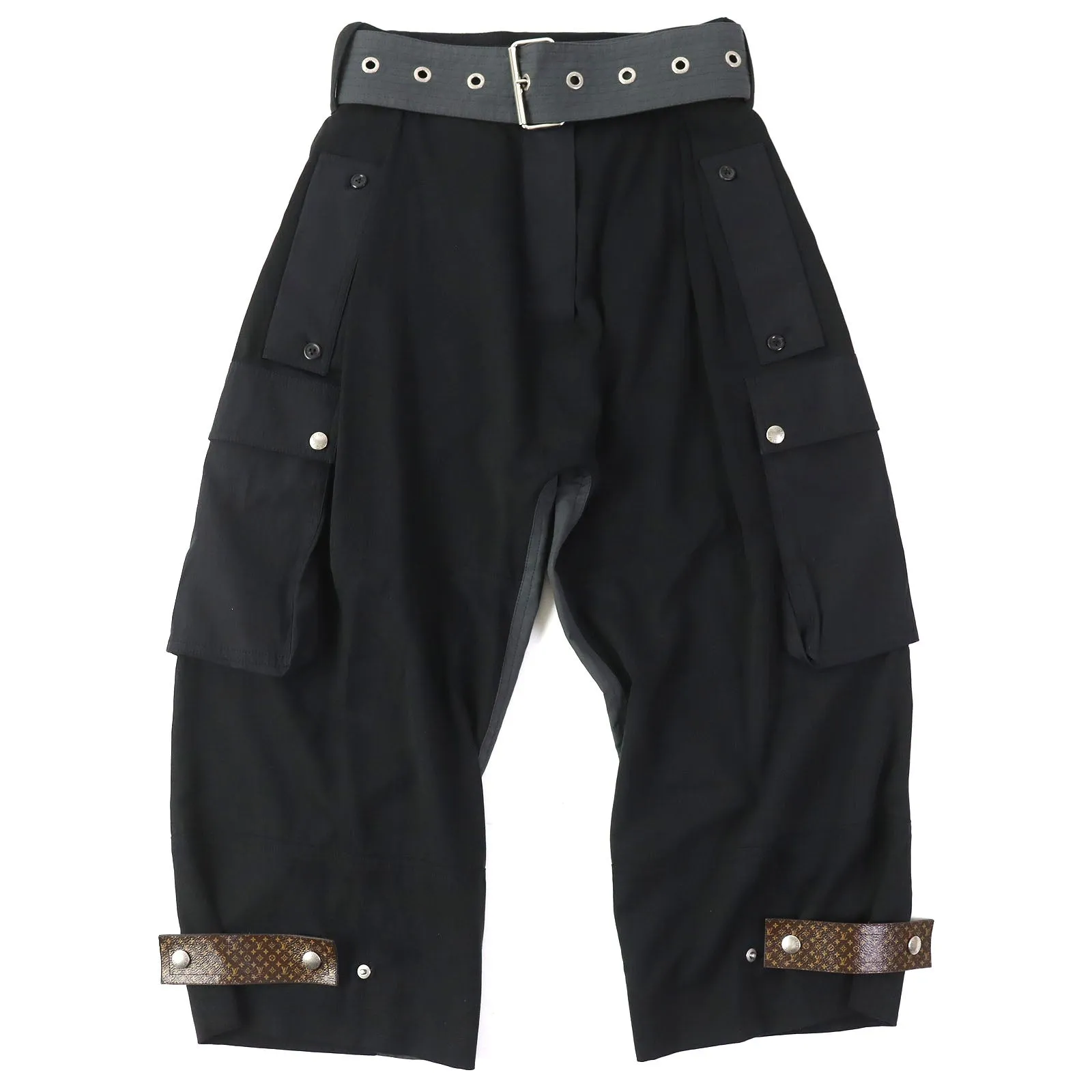 LOUIS VUITTON cargo pants Lyocell Black type 36