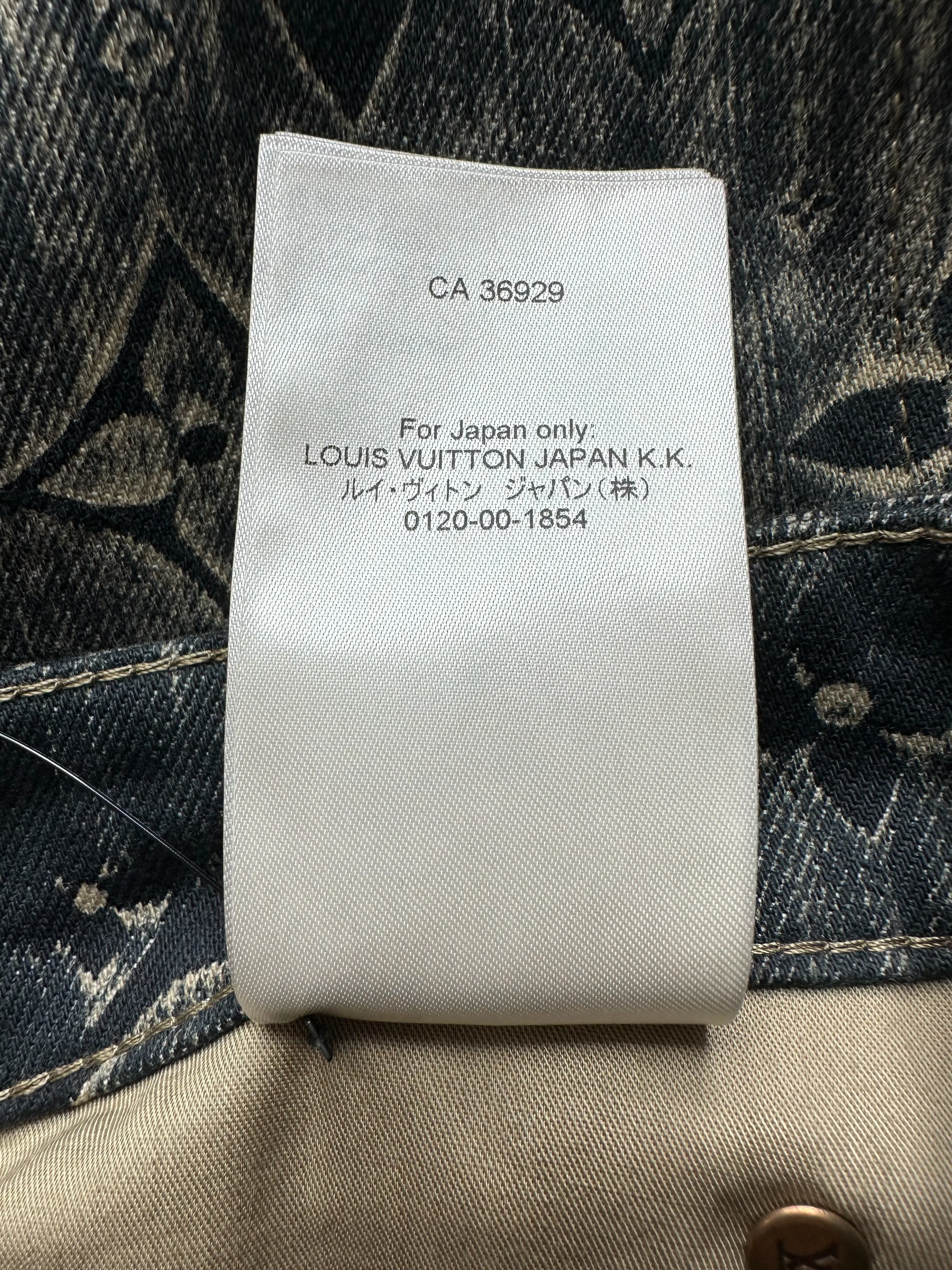Louis Vuitton Dark Blue Monogram Cargo Pants