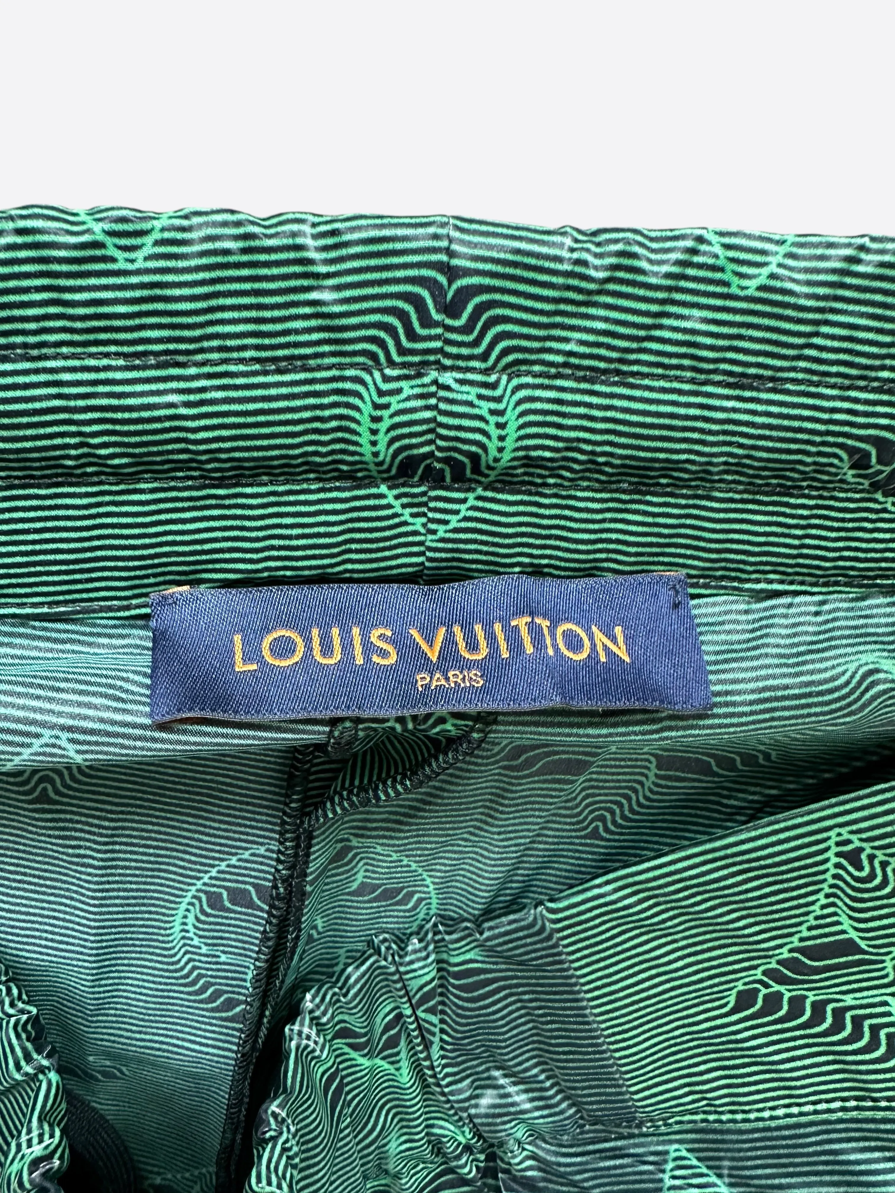 Louis Vuitton Green 2054 Monogram Cargo Pants