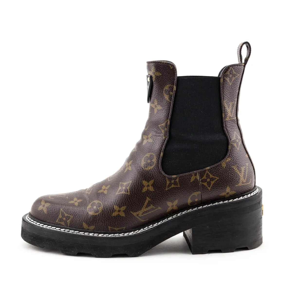 Louis Vuitton Monogram Beaubourg Ankle Boots Size US 11 | EU 41