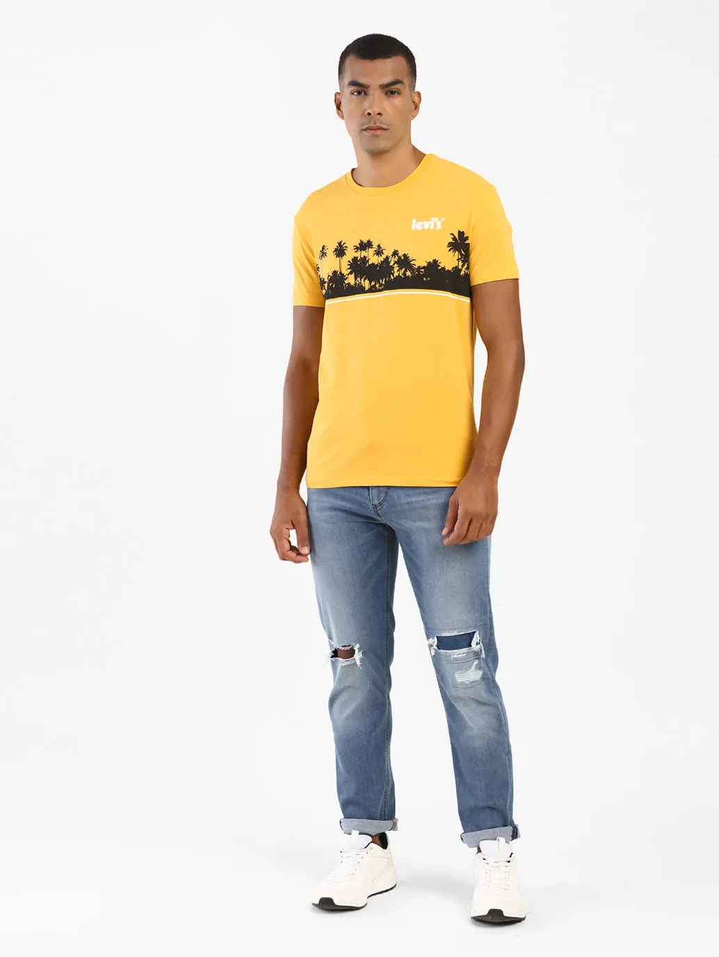 Men's Graphic Print Slim FitT-shirt