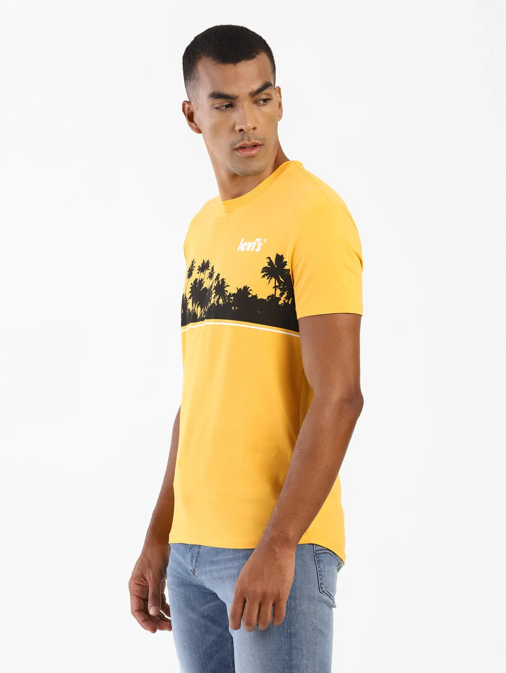 Men's Graphic Print Slim FitT-shirt