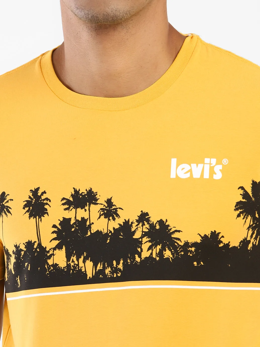 Men's Graphic Print Slim FitT-shirt