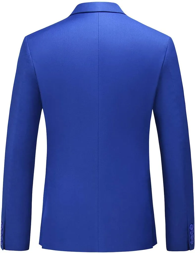 Mens Suit Jacket Double Breasted Blazer Men Slim Fit Casual Prom Wedding Daily Tux Suit Coats Blazer