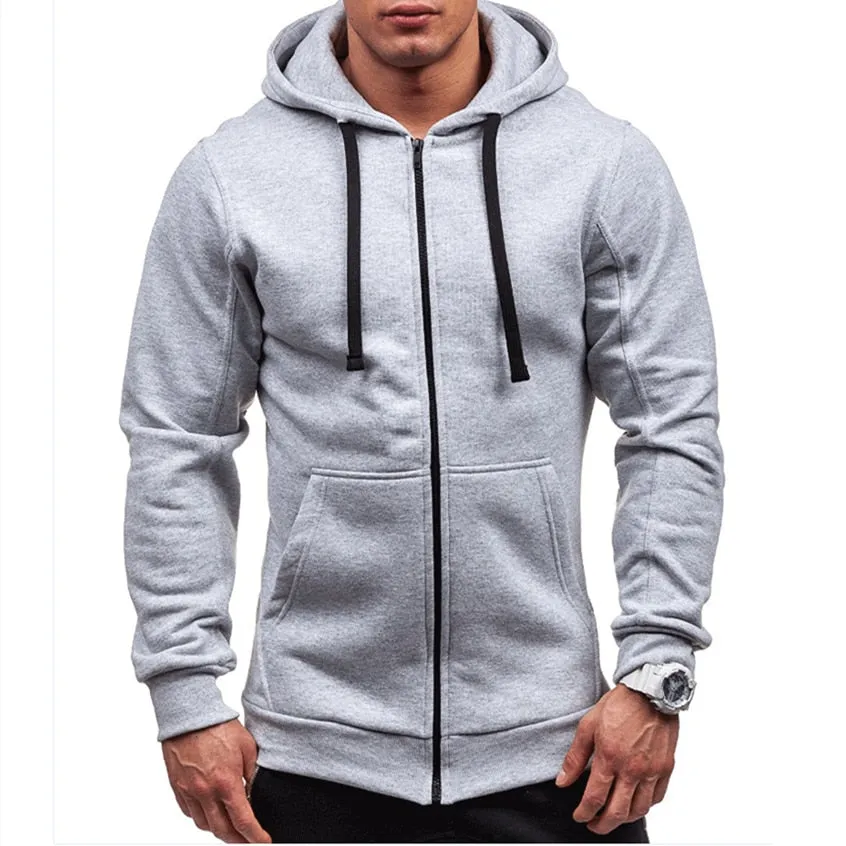 Men's  Zipper  Sweatshirt