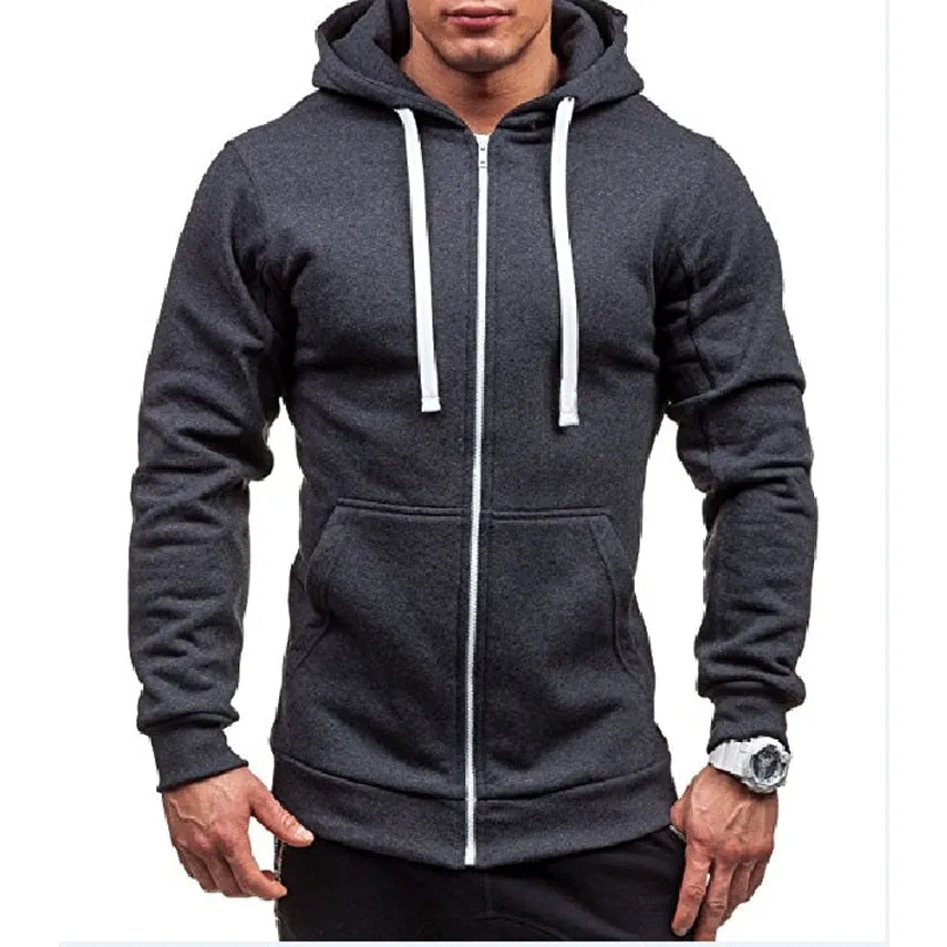 Men's  Zipper  Sweatshirt