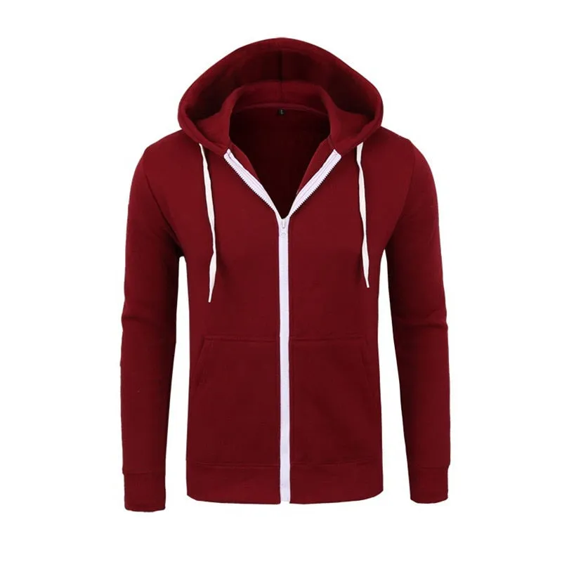 Men's  Zipper  Sweatshirt