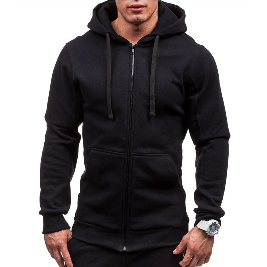 Men's  Zipper  Sweatshirt