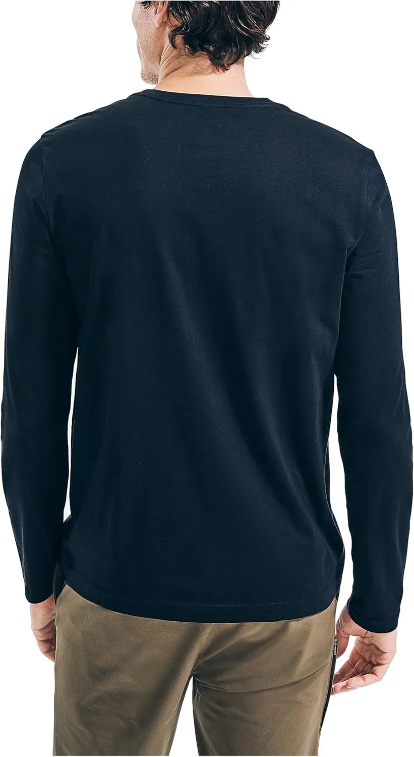 Nautica Men's J-Class Logo Long Sleeve T-Shirt