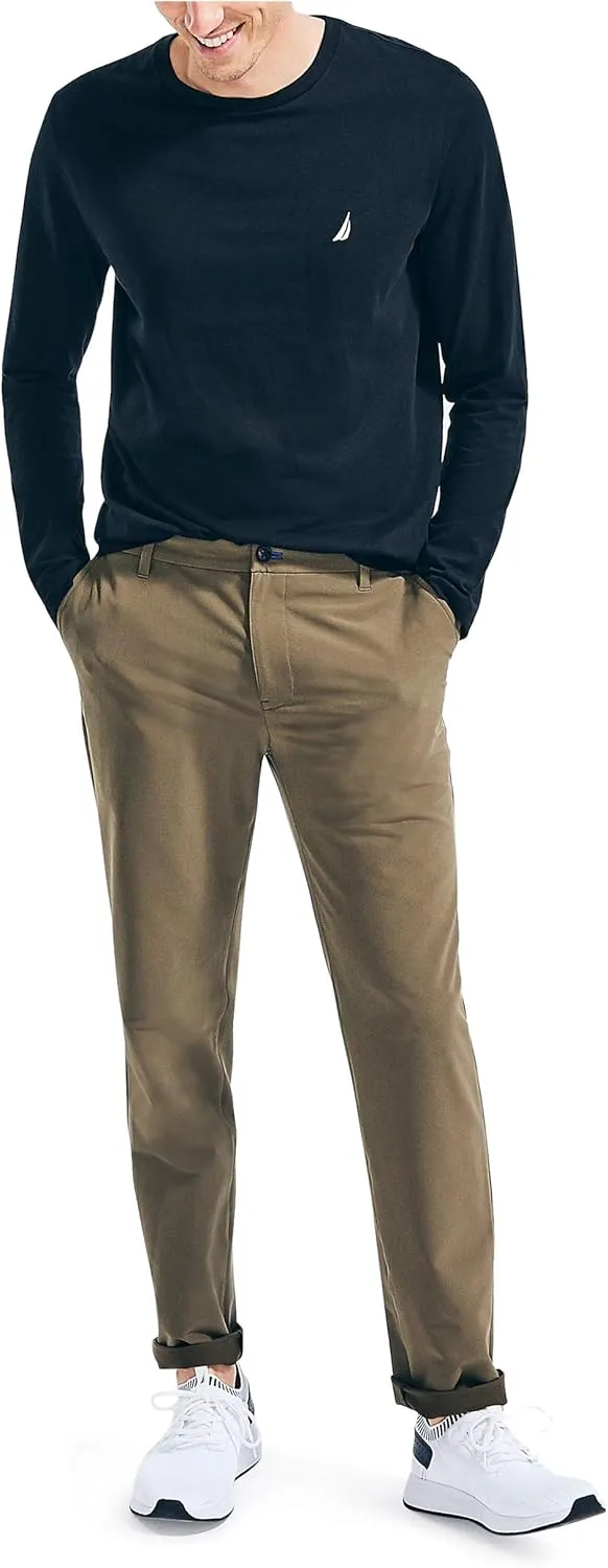 Nautica Men's J-Class Logo Long Sleeve T-Shirt