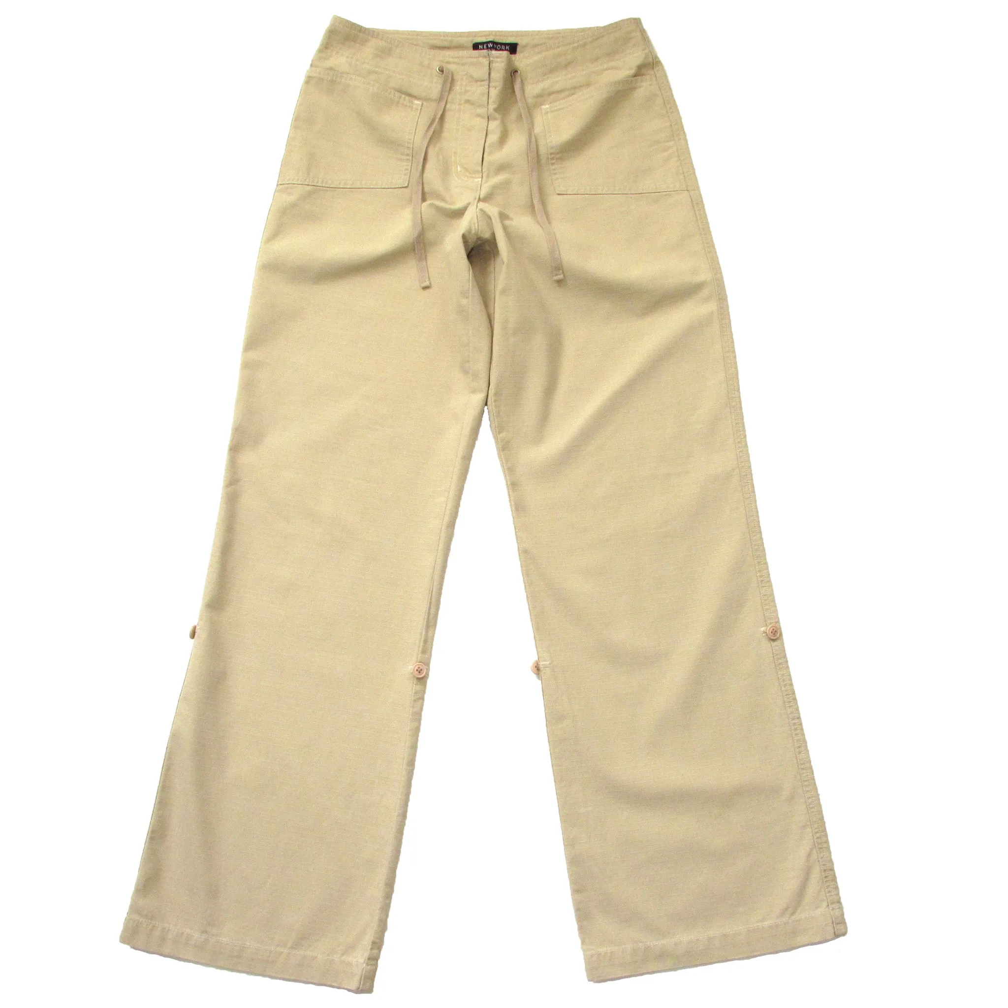 New York And Company Khaki Cargo Pants