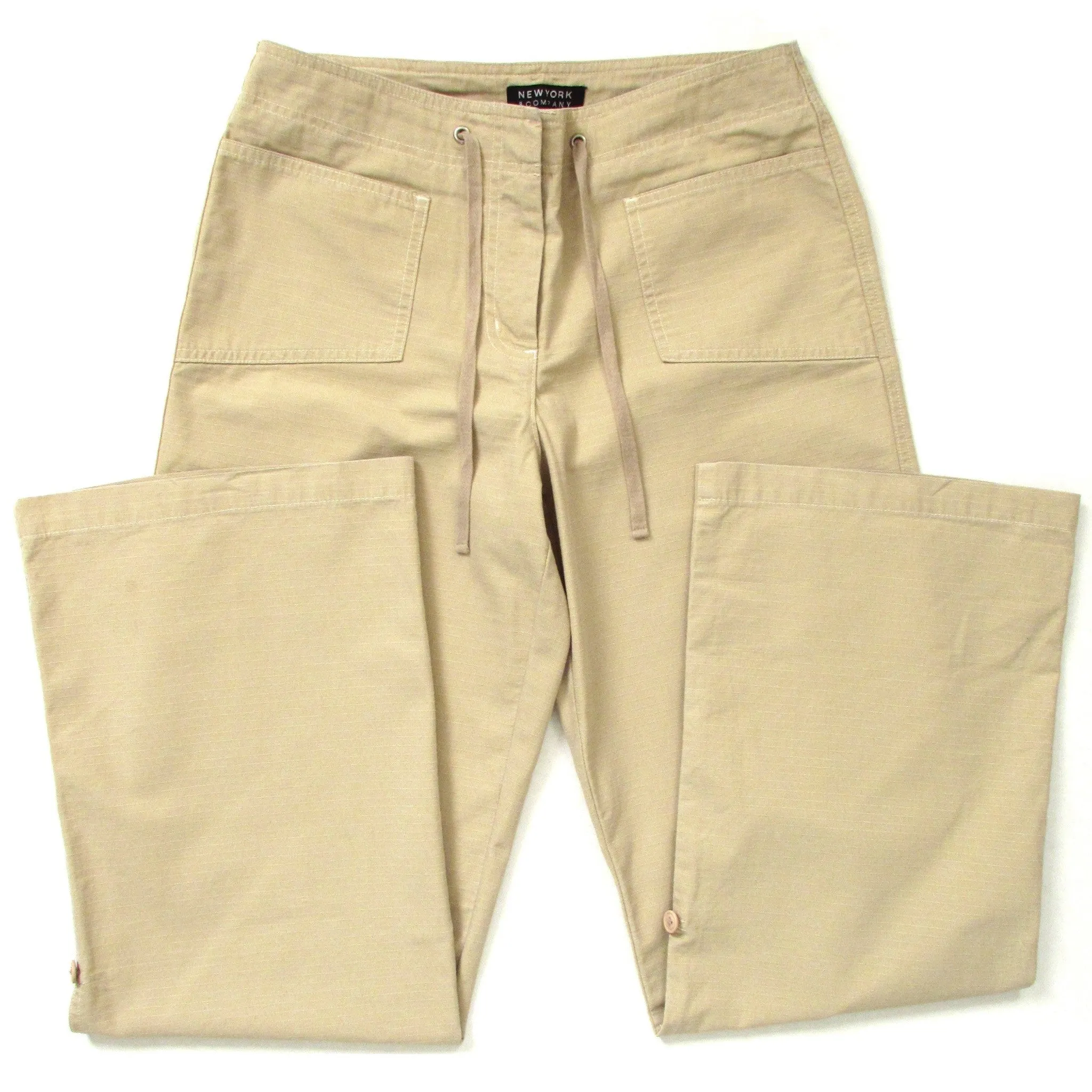 New York And Company Khaki Cargo Pants