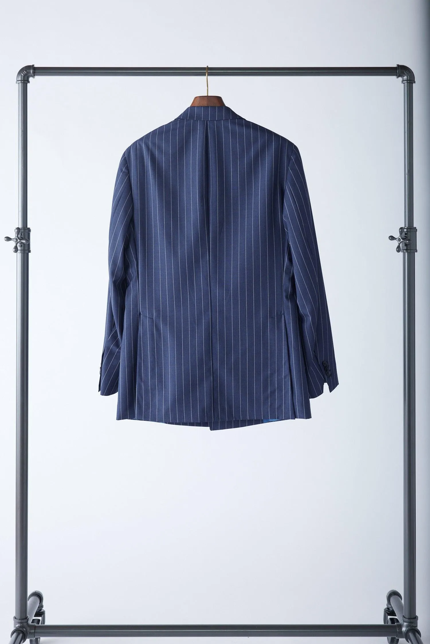 No. 2 Navy Pinstripe Double-Breasted Suit