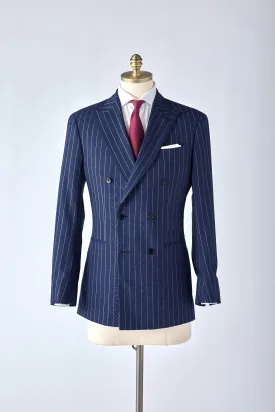No. 2 Navy Pinstripe Double-Breasted Suit