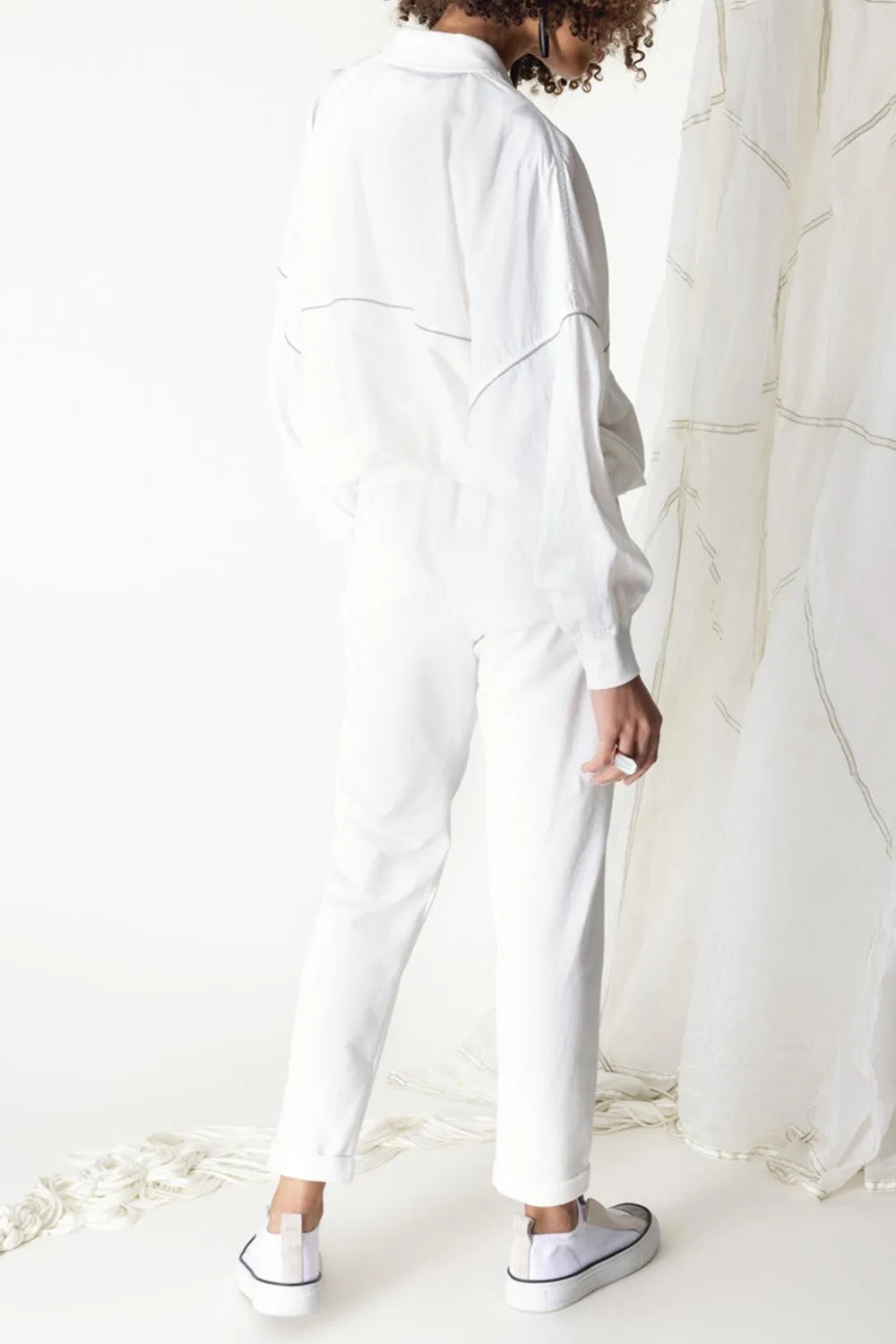 Precious Zipper Hooded Sweatshirt