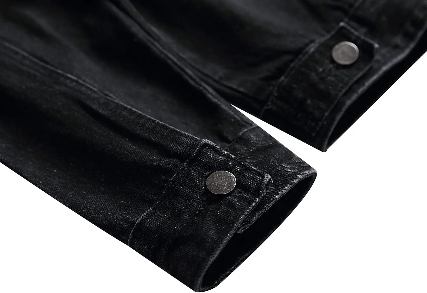 QIMYUM Jean Jacket For Men, Distressed Slim Denim Jacket