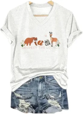 Respect The Locals Shirt Protect Their Natural Habitats T-Shirt Animal Pattern