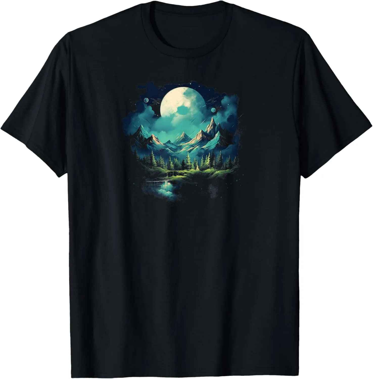 Serene Mountain Landscape T-Shirt